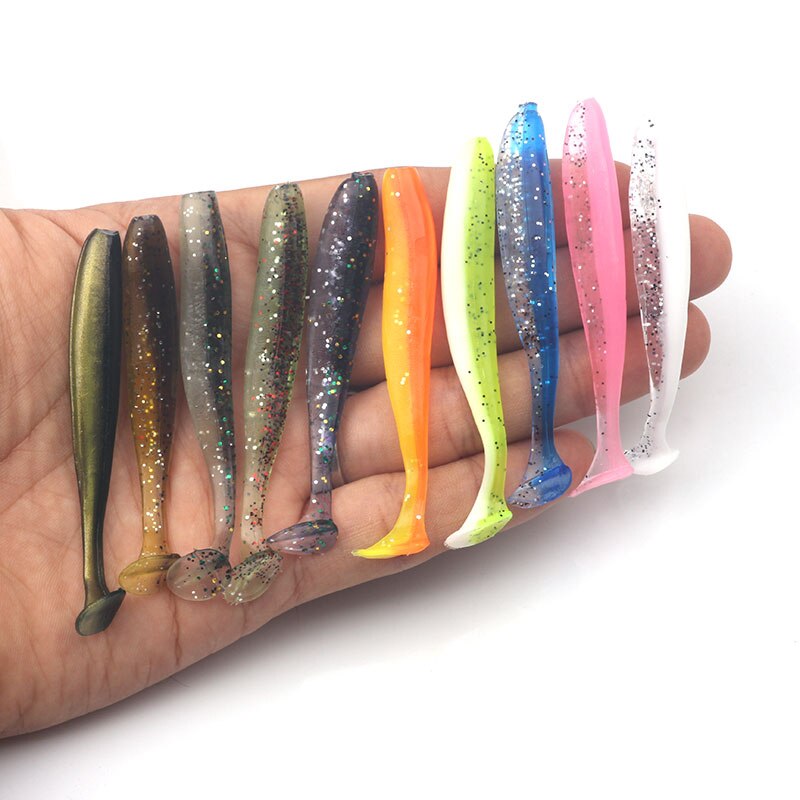 Rompin 10 Pcs Double Color Shiner Fishing Lures 5.5cm 7cm Wobblers Carp ...