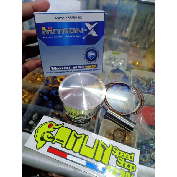 Piston Kit Mitron x 55.25 pin 13 pen 13 original Mitron Shopee