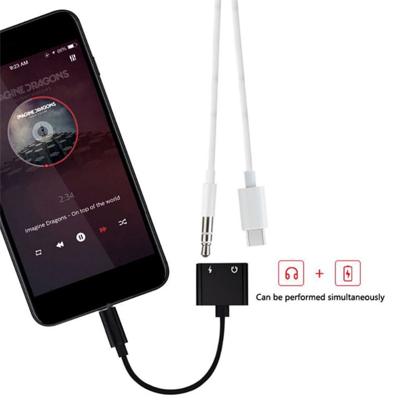 Usb Type C To Jack Audio Splitter Asus Rog Phone | Shopee Philippines