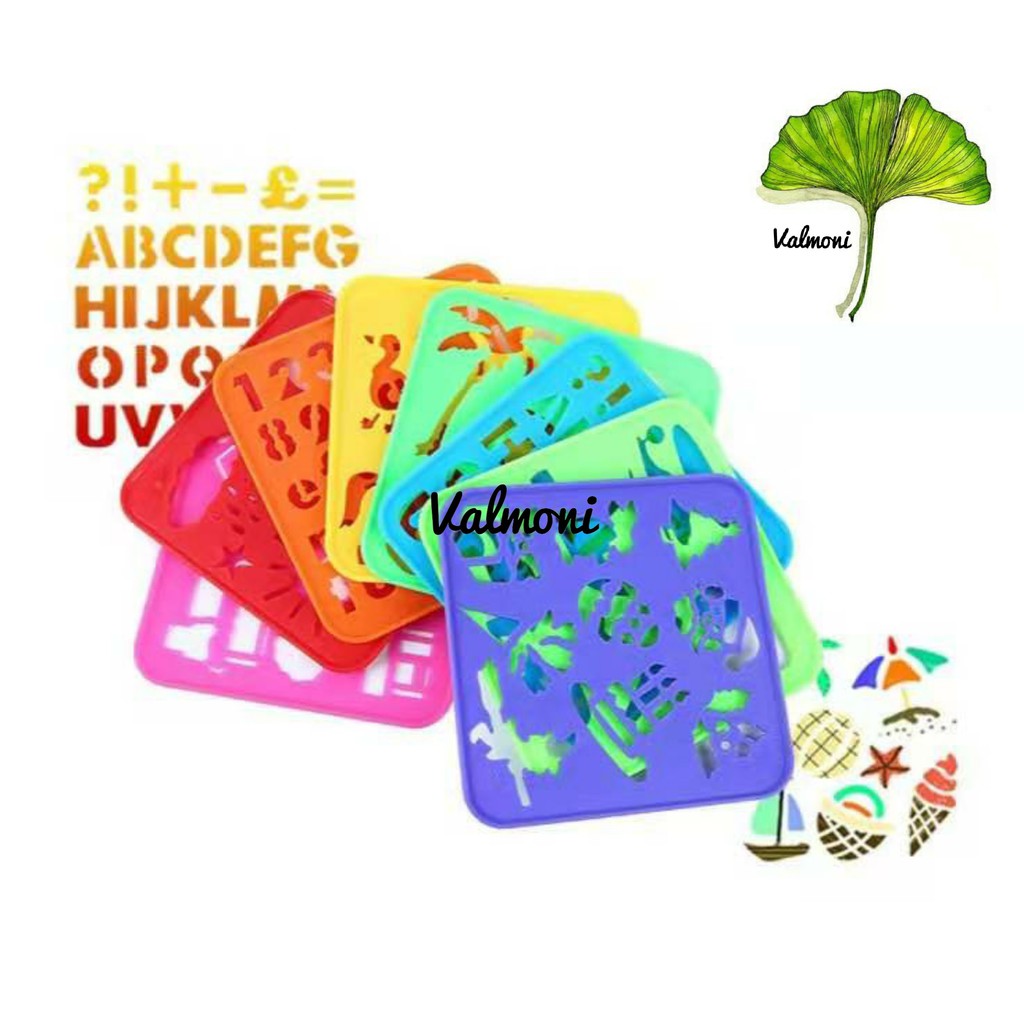 VMI#379 Letters, Numbers, and Art Stencil Set for Kids | Shopee Philippines