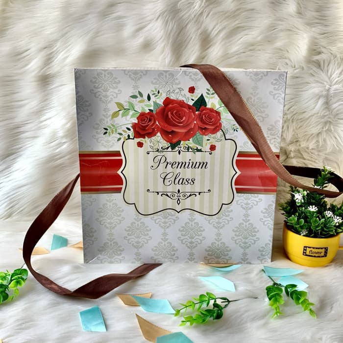 Cake Box Ribbon Noble Rose 30 30 18 (1 Pack) Shopee Philippines