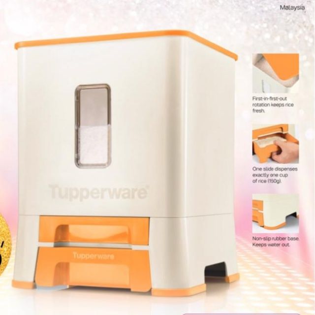 Tupperware Rice Dispenser 10.5kg - 1pc | Shopee Philippines