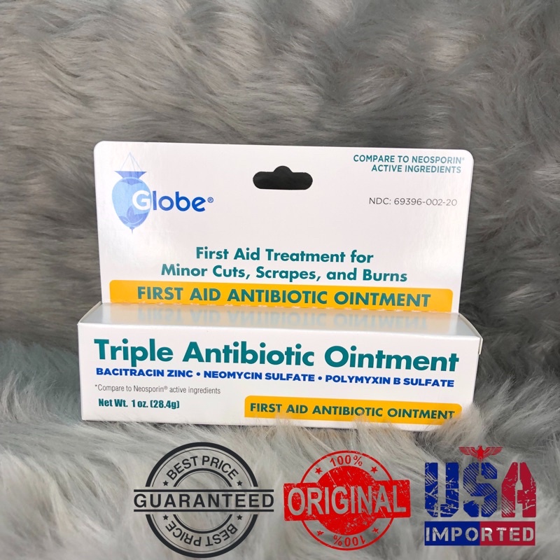 Globe Antibiotic Ointment 1oz First Aid Antibiotic Cream imported from