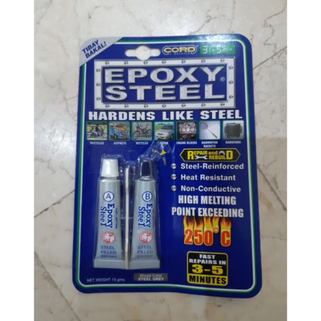 Epoxy Steel Cord A and B Steel Quick Dry Shopee Philippines