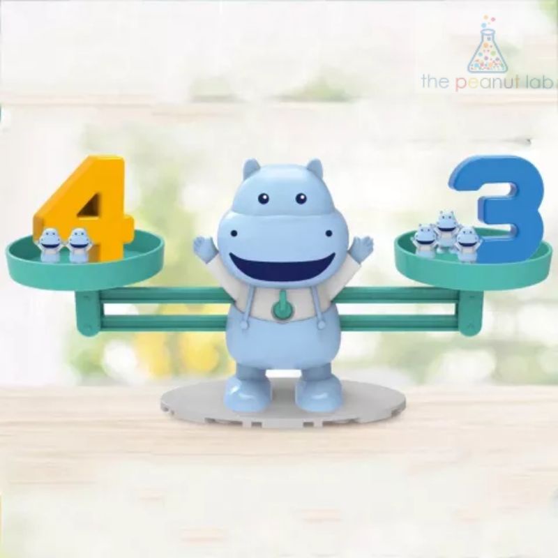 HIPPO STEM NUMBER BALANCE / MATH COUNT GAME SCALE | Shopee Philippines