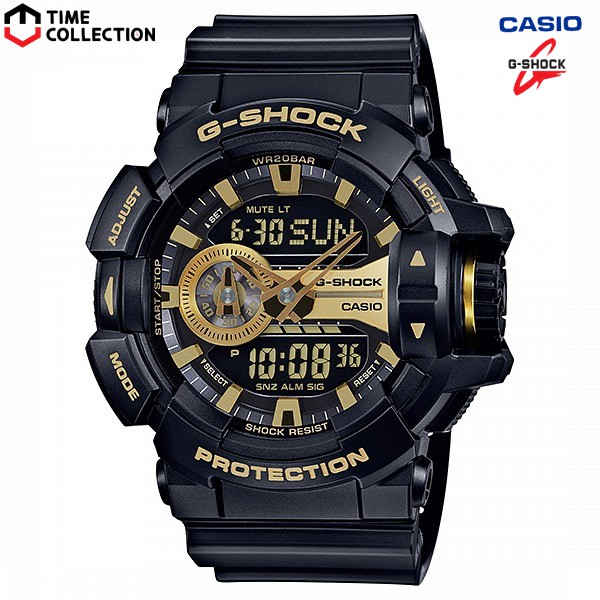 Casio G shock GA 400GB 1A9DR Digital Analog Rubber Strap Watch For Men
