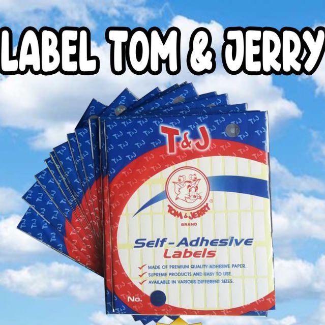 Tom AND JERRY LABEL / Name LABEL / T&J Stickers no. 112,107,103,104,121 ...