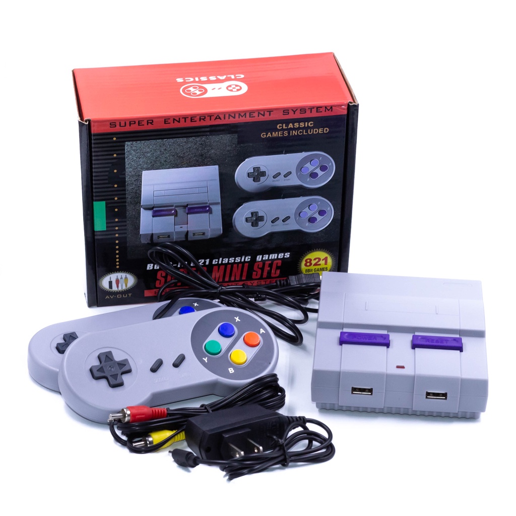 Family Computer Super Mini SFC USB 821 Built In Games AV out, USB ...