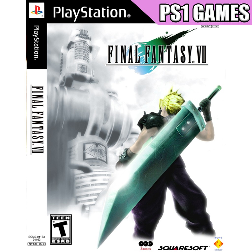 PS1|Playstation Game Final Fantasy 7/PS1|Playstation cd Games | Playstation  Games | Shopee Philippines