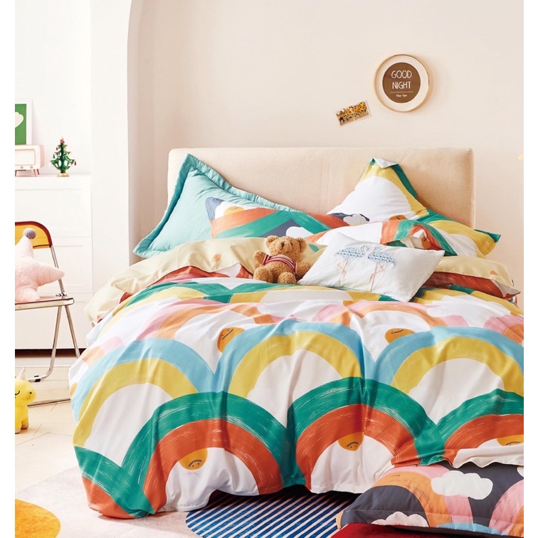 Comfy Beddings Ph Single Double Queen King garterized beddings bedsheet