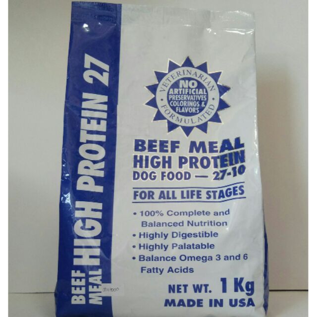 Beef meal shop high protein 27