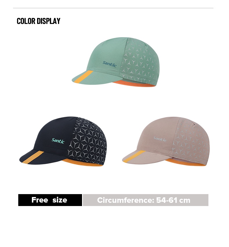 Santic Cycling Cap Bicycle Sunscreen Breathable Cap Anti-UV Outdoor MTB ...