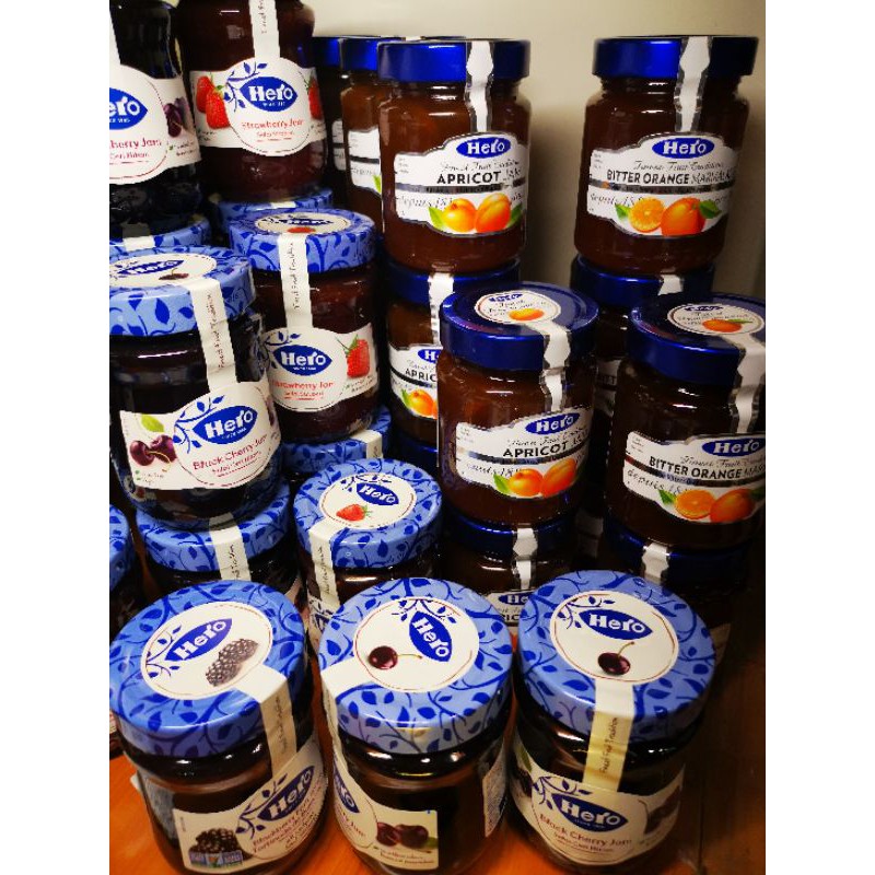 Hero Jam raspberry strawberry blueberry 340 grams | Shopee Philippines
