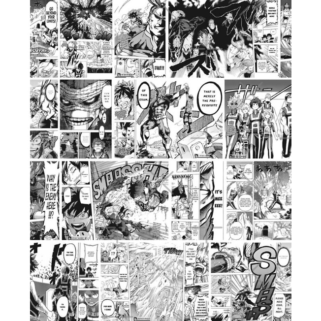 My Hero Academia Manga Panels (High-Quality Prints)