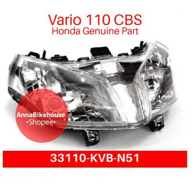 Headlights Reflector set Vario 110 Part number 33110-KVB-N51 Original ...