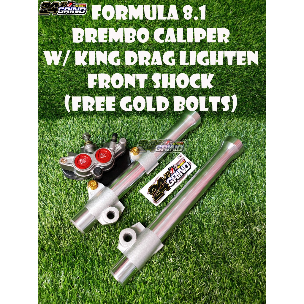 HONDA WAVE / XRM CALIPER FORMULA 8.1 WITH KING DRAG LIGHTEN FRONT SHOCK