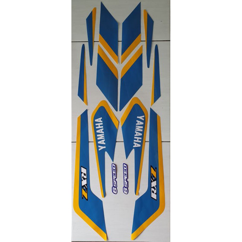 1992 Yamaha RXZ motorbike body Sticker / Striping / trim | Shopee ...