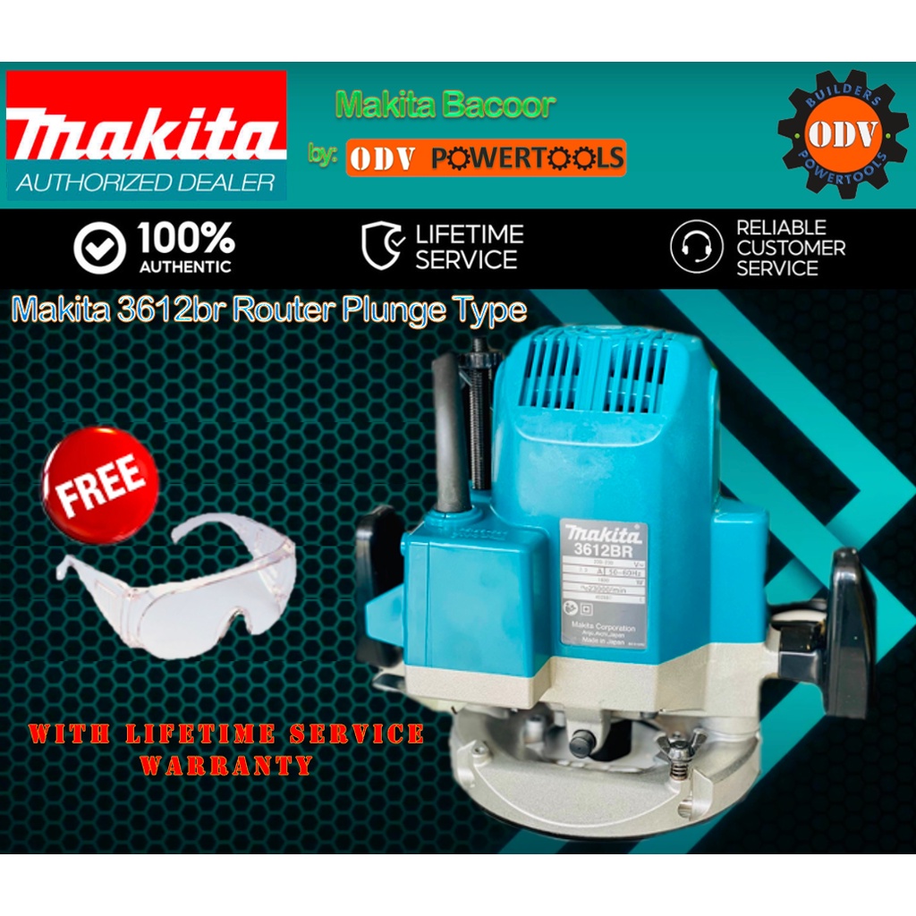 Makita ORIGINAL 3612BR Plunge Router Original 1 2