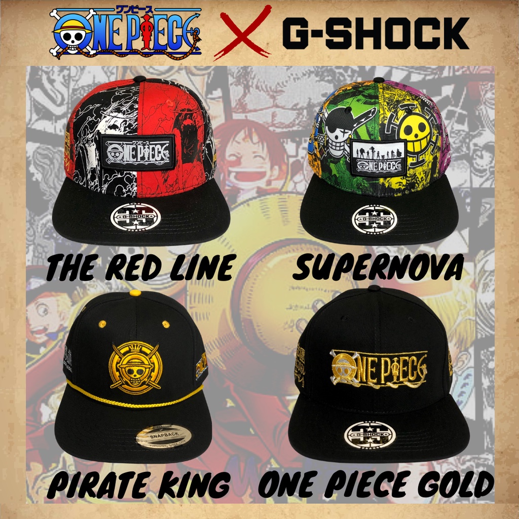 ONE PIECE x G SHOCK Edition Streetwear Cap FREE CAP CASE