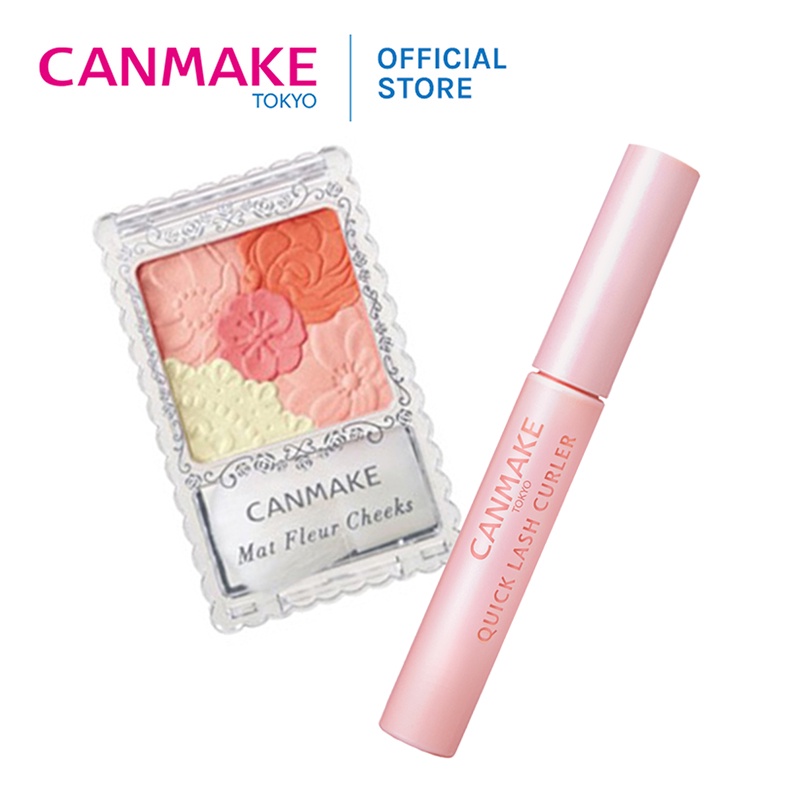 Canmake Tokyo Curl And Blush Bundle Quick Lash Curler And Mat Fleur Cheek Shopee Philippines