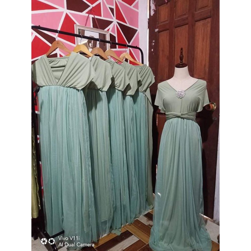 Infinity dress 2025 with tulle