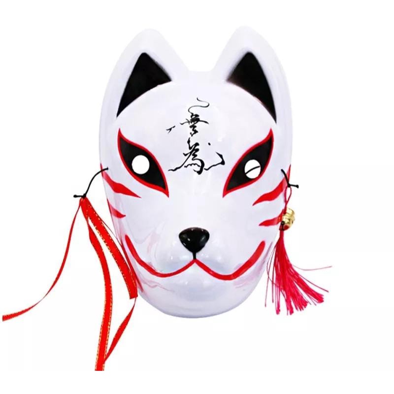 Anbu Fox Mask Full Face Cosplay Ninja Kakashi Japan Anime Fox Naruto ...