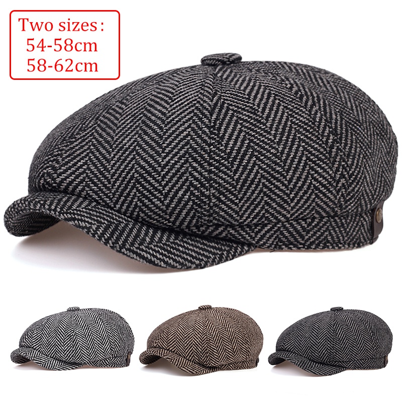 Fashion Classic Retro Leisure Cotton Berets Men Outdoor Sun Protection ...