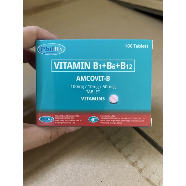 Vitamin B Complex Nervita NERVGEN MYREVIT-B 100 Tablets | Shopee ...