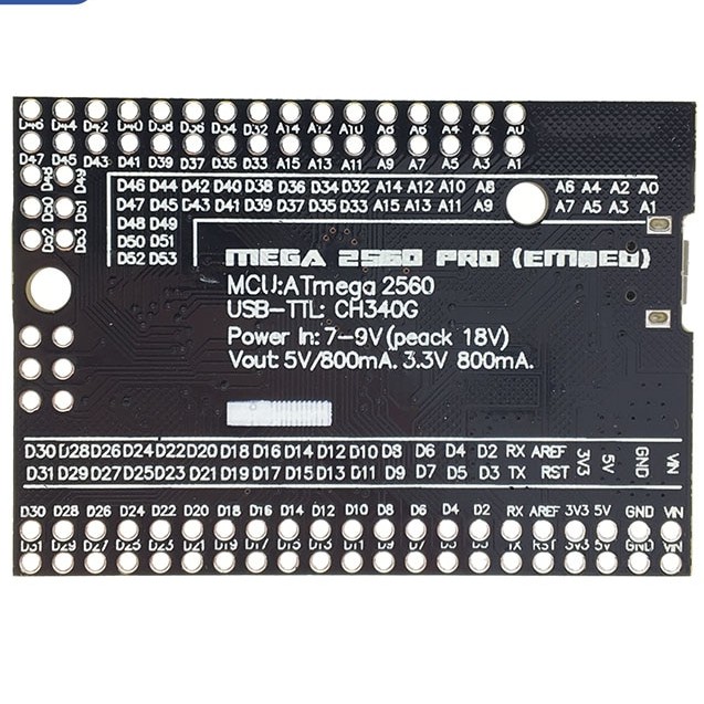 High Quality Arduino Mega 2560 PRO CH340G ATmega2560-16AU | Shopee ...
