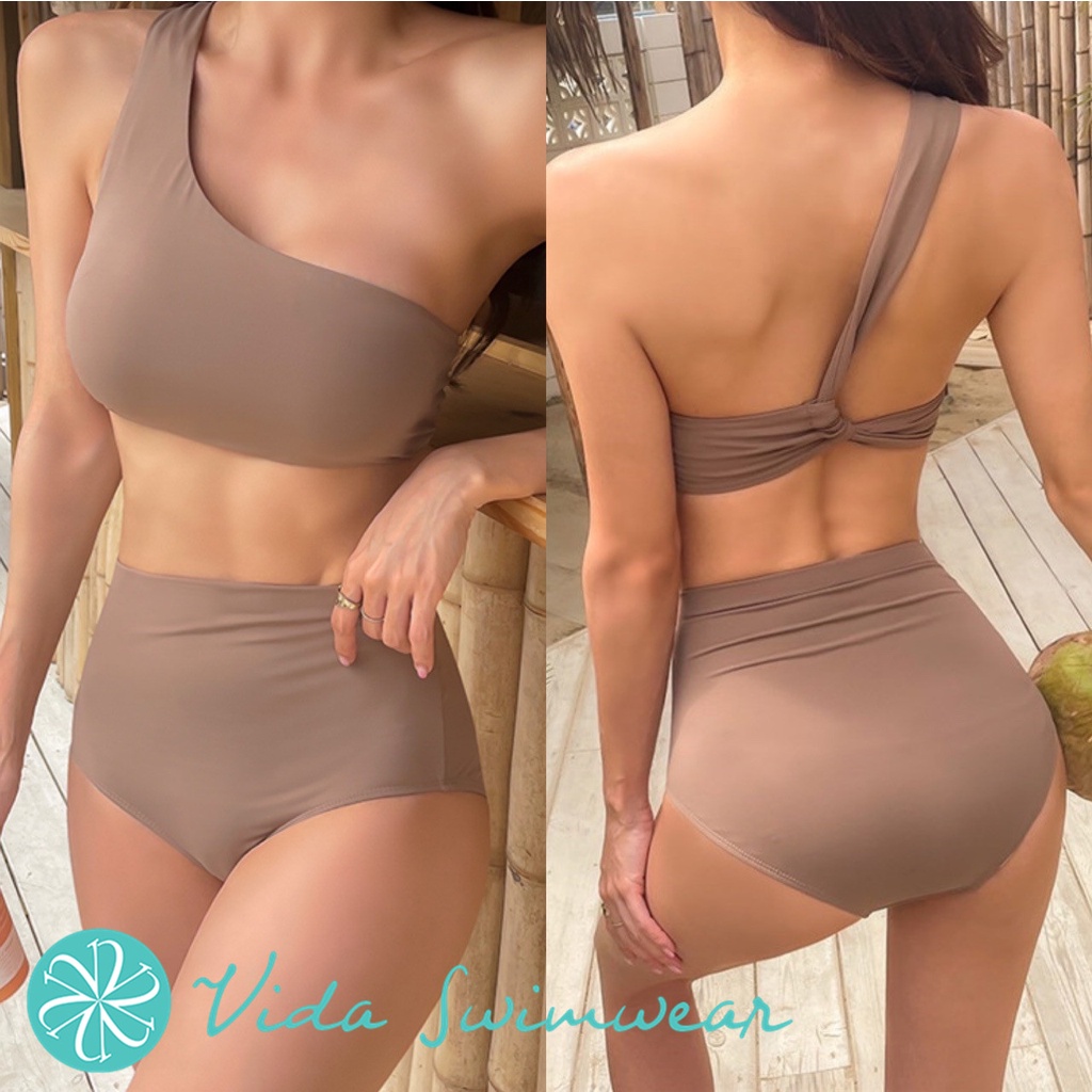 Two piece swimsuit store shopee