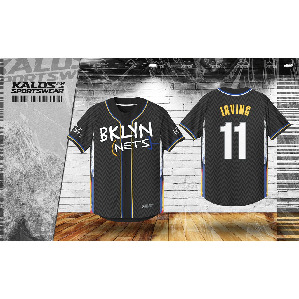 Kyrie irving baseball clearance jersey