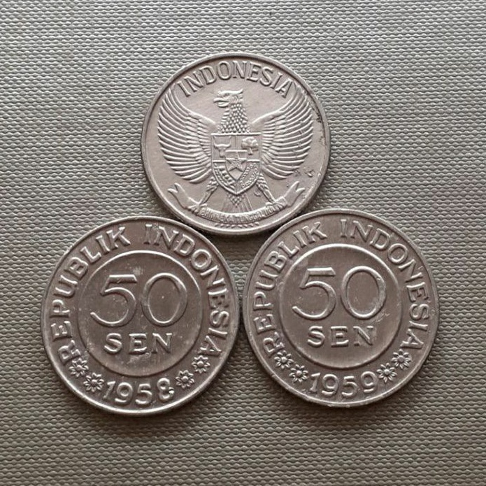 Ancient Garuda Pancasila 50 cent coin | Shopee Philippines