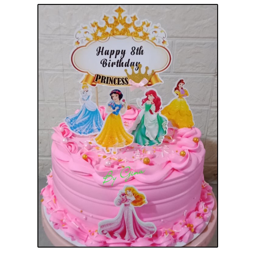 Disney Princess theme cake topper Shopee Philippines
