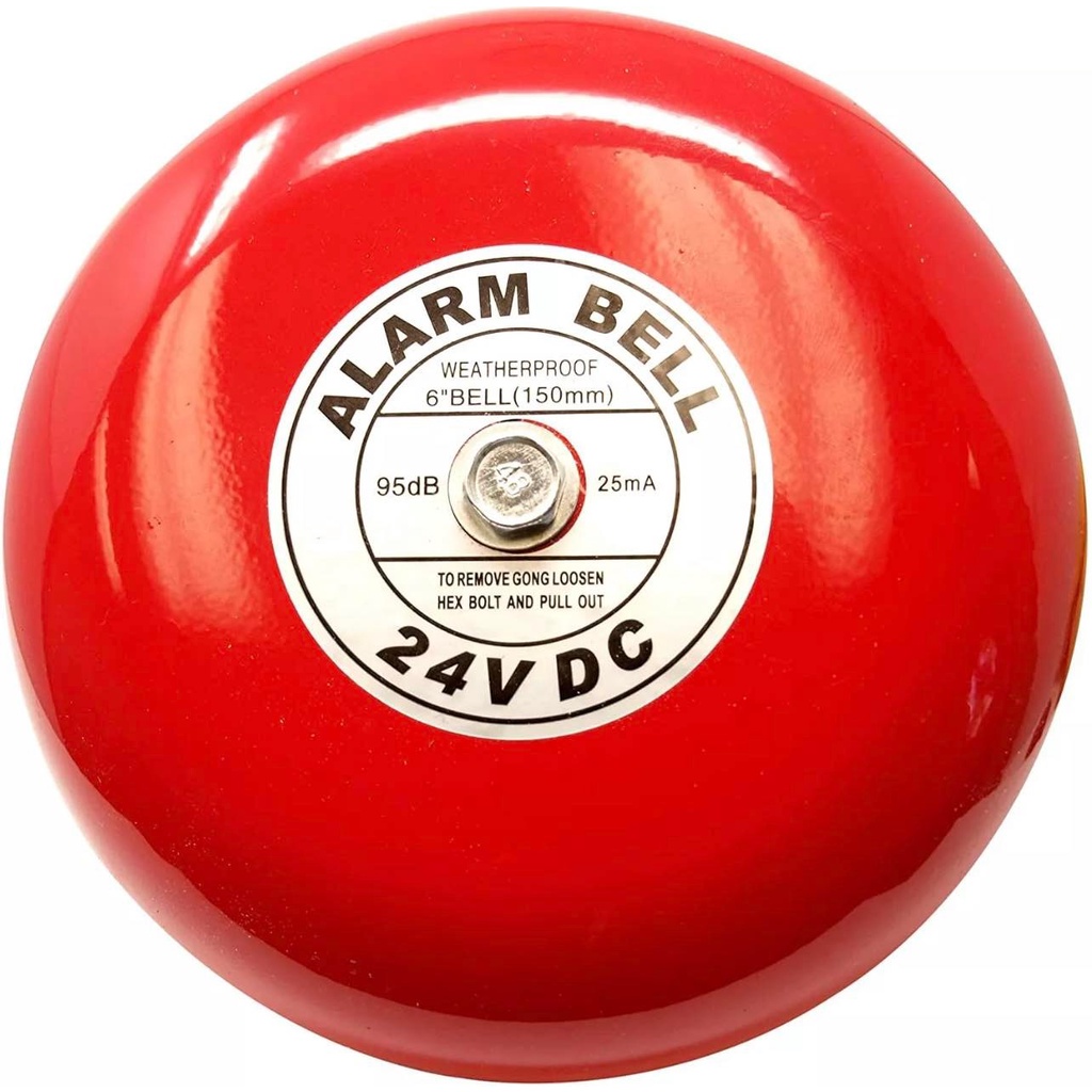 Fire Alarm Bell 6 Inches 24V for Conventional Fire Alarm System ...