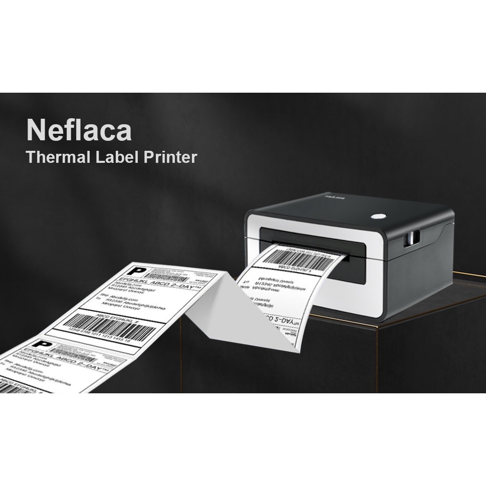 NefLaca N41 Direct Thermal Printer Express Barcode A6 Label Printer