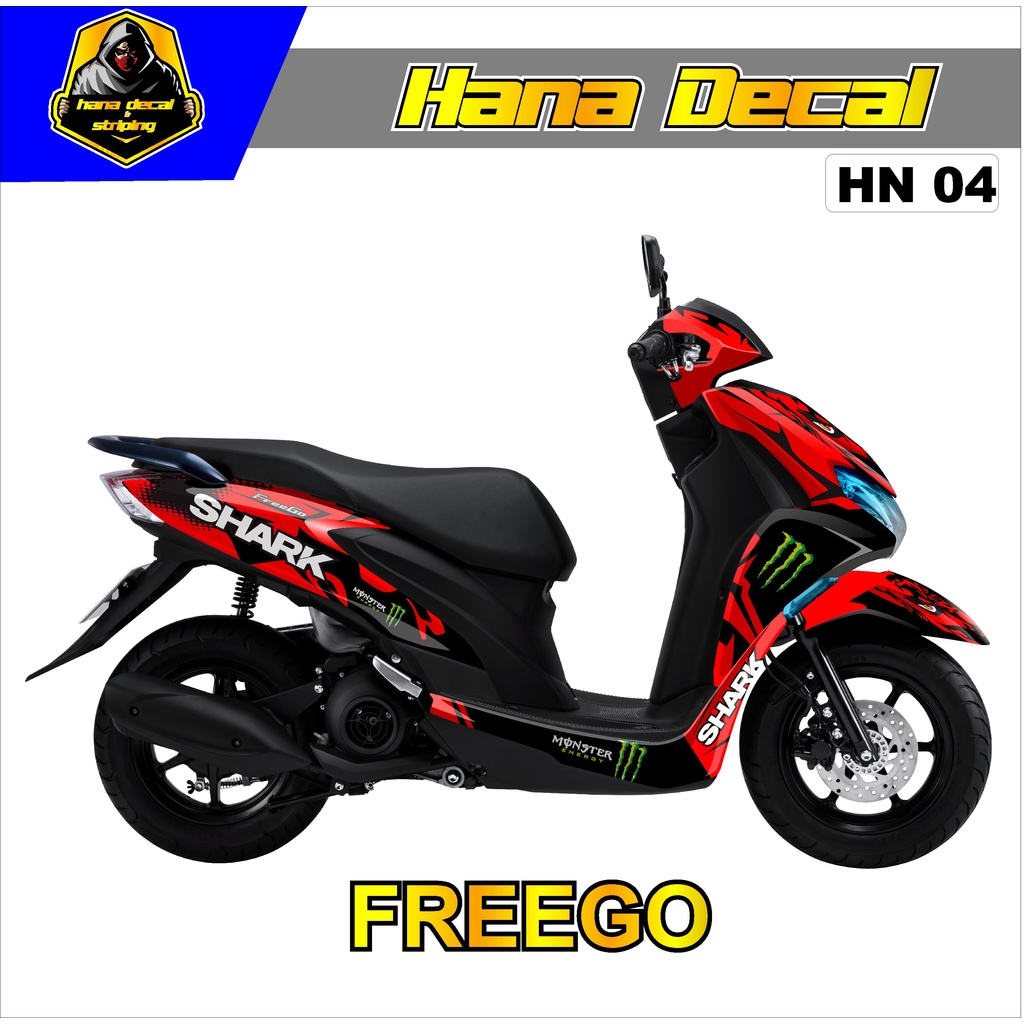 Yamaha Freego Full Body Sticker decal Code 04 hn Ag | Shopee Philippines