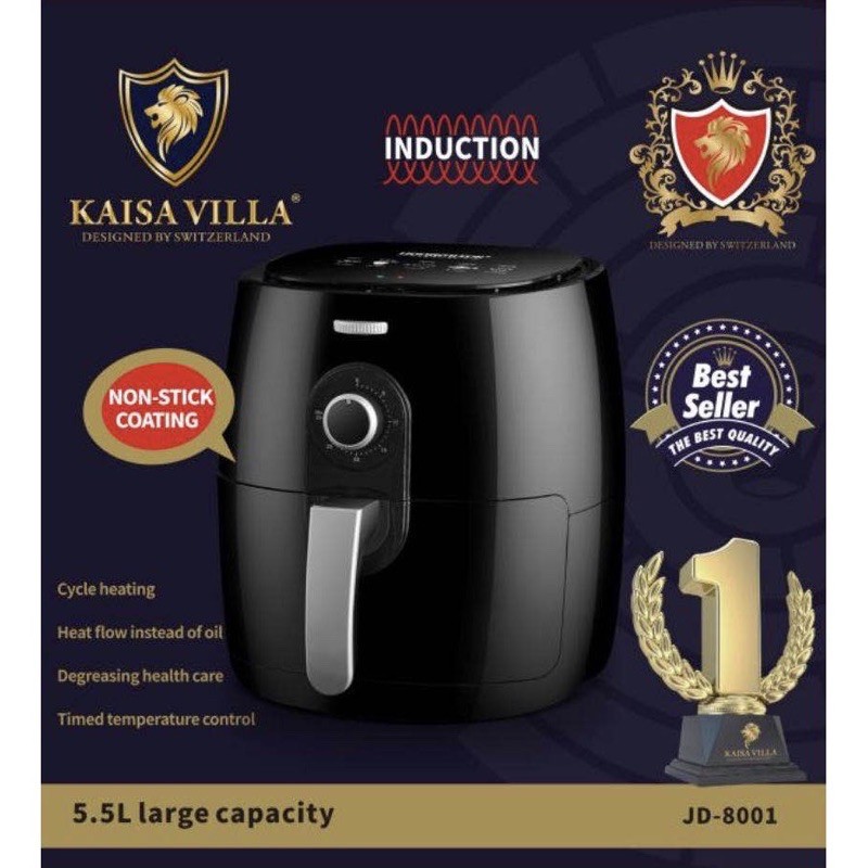 Kaisa Villa Air Fryer 5.5 Liters (Advance Fryer, Powerful Frying