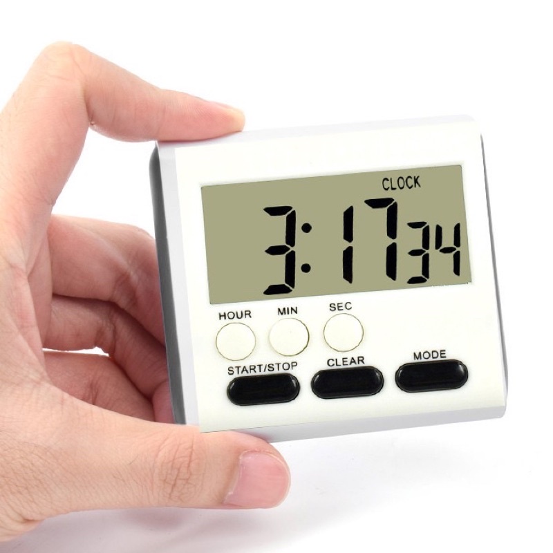 alarm clock 24 Hour Magnetic Large LCD Digital Timer/ Cooking Timer ...