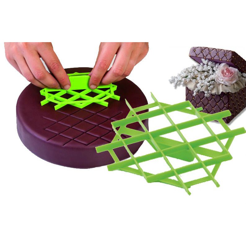 Fondant Quilt Embosser Cupcake Cake Shopee Philippines