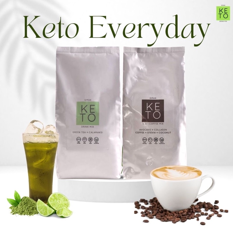 BUNDLE PROMO GMAXKETO Gmax Keto Green Tea + Calamansi Drink and Gmax