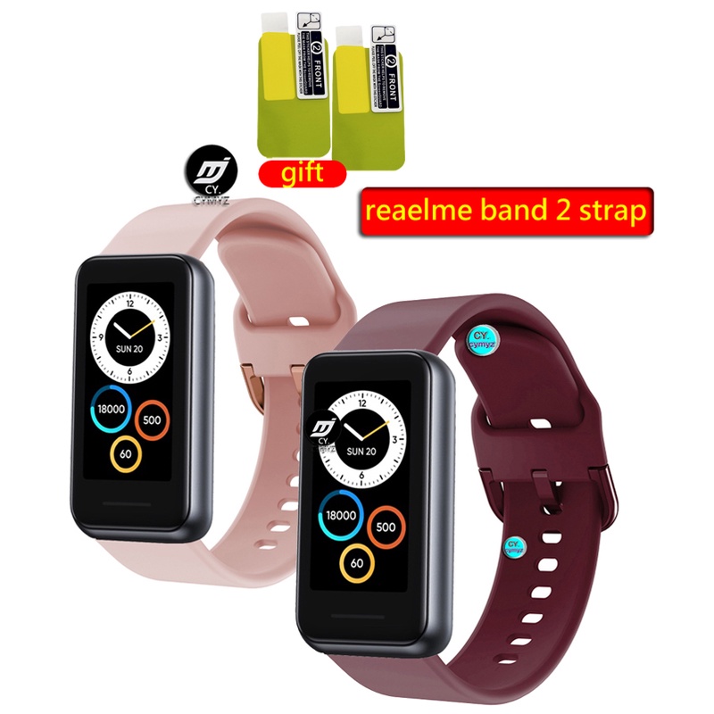 realme band 2 strap Silicone strap realme band 2 Watch band strap realme band2 straps Sports wristband