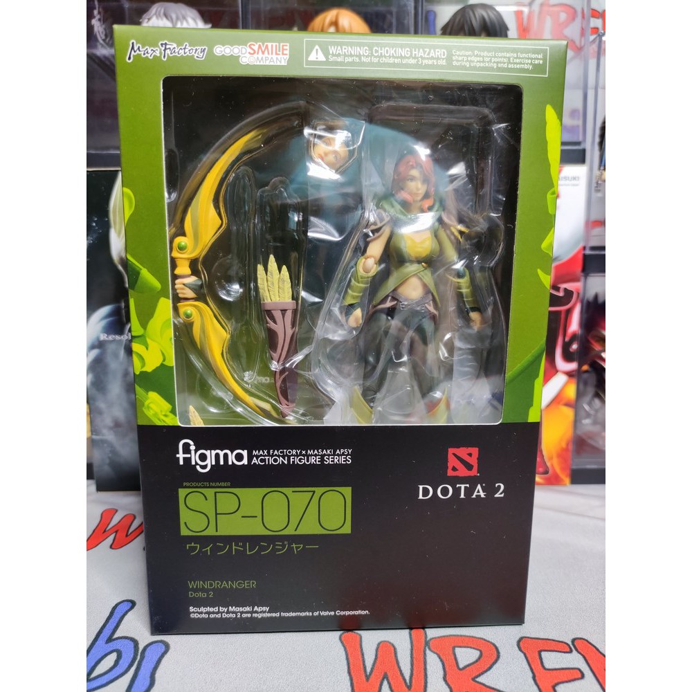 【美品】figma SP-070ウィンドレンジャー　Dota2 GOOD SMILE COMPANY figma Dota2 ウィンドレンジャー SP-070 美品