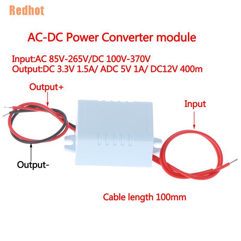 （Redhot）AC-DC converter 110v 220v 230v to 3.3v 5v 12v switching power ...