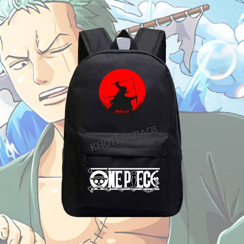 Anime One Piece Zoro Backpack School Shopee Philippines