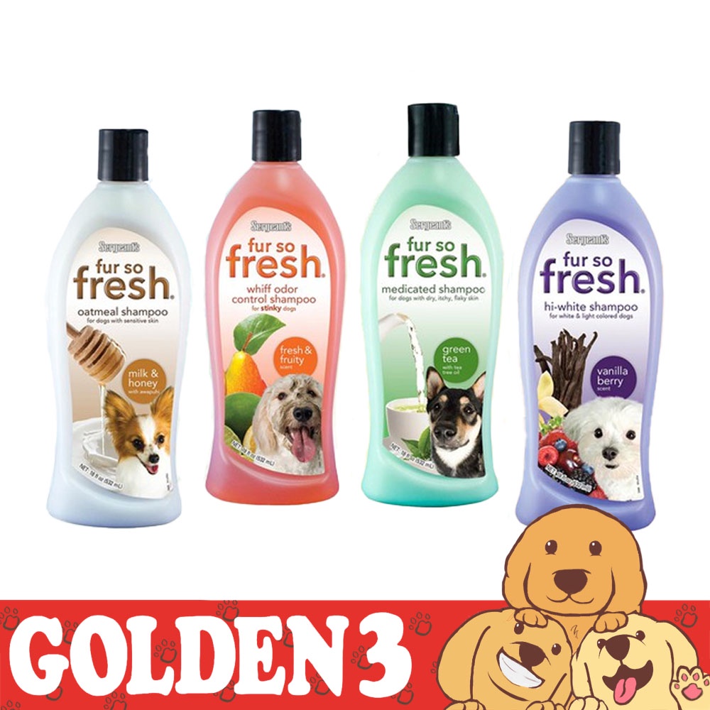 Sergeant s Fur So Fresh Shampoo for dogs 532ml 18 oz Shopee