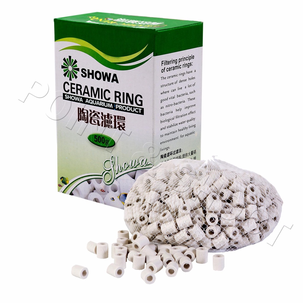 Showa Ceramic Ring Aquarium Filter Media - 500g | Shopee Philippines
