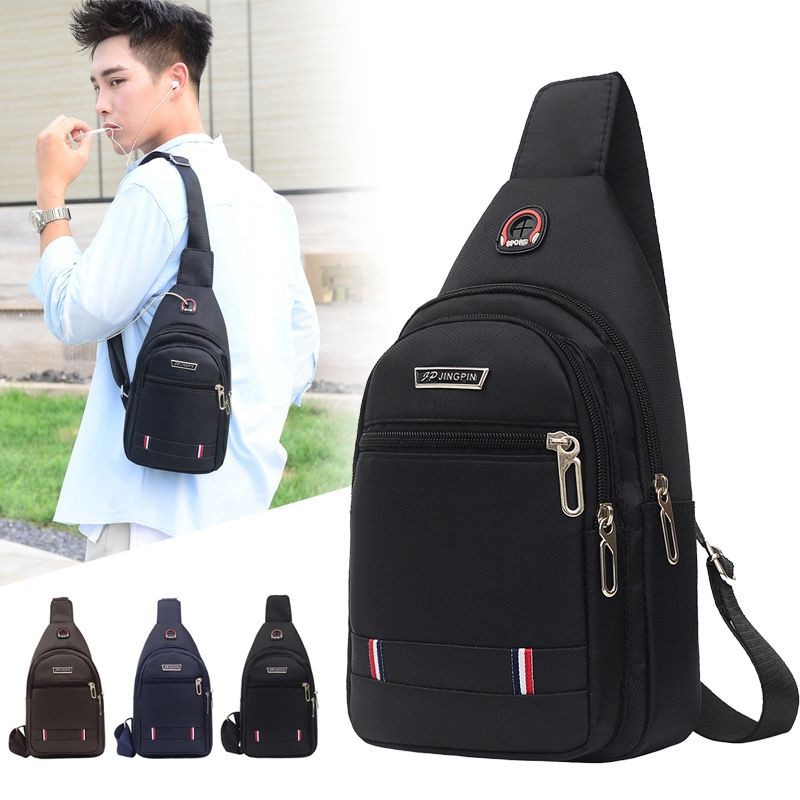 YQY 8047# Korean Fashion Unisex Chest Bag Cross Body men’s | Shopee ...