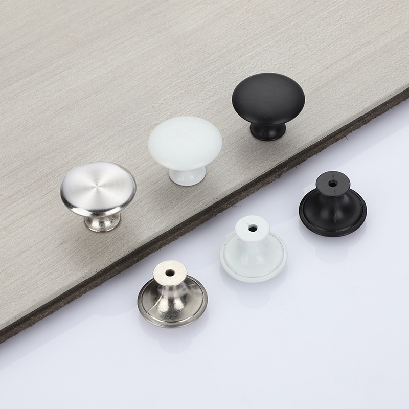 Stainless steel simple wardrobe round drawer handle European-style ...