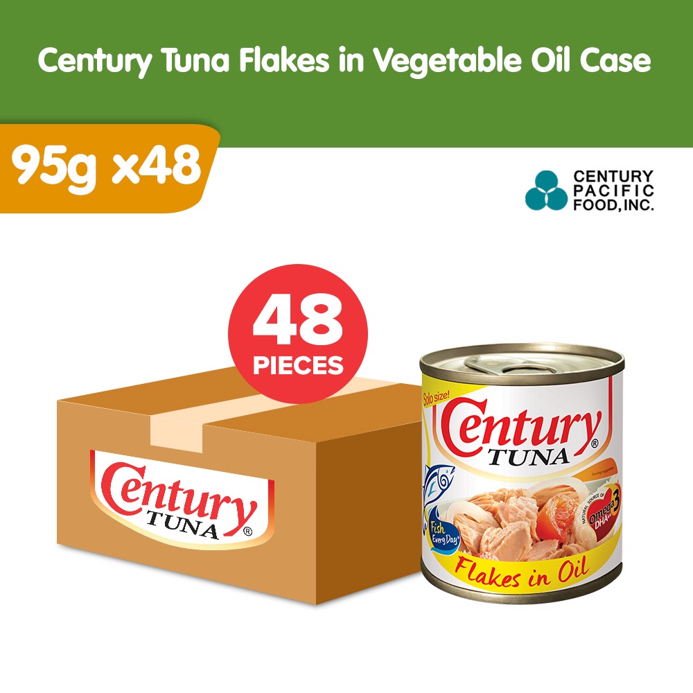 Century Tuna Flakes in Vegetable Oil 95g x48