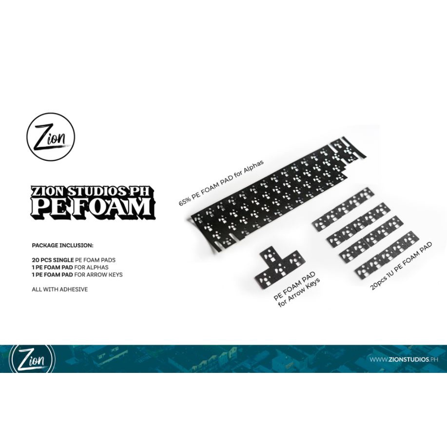 Zion PE Foam Pad Mechanical Keyboard PCB Foam Pads Zion Studios PH